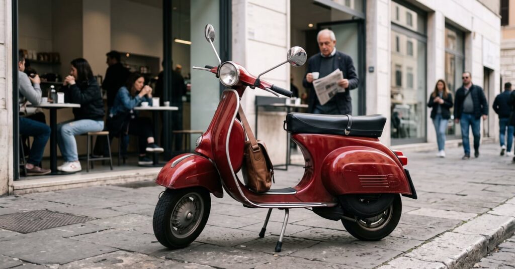 Mobilier au design italien classique aux lignes épurées et matériaux nobles dans un intérieur contemporain