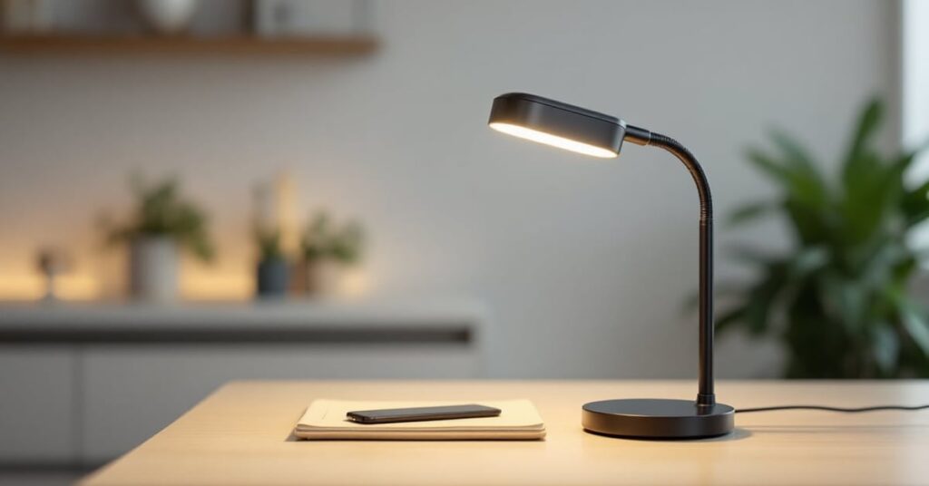 Lampe anti-moustique posée dans un salon moderne – avis et comparatif pour bien choisir